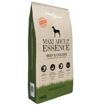 Premium hondenvoer Maxi Adult Essence Beef &amp; Chicken 30 kg 2 st 3