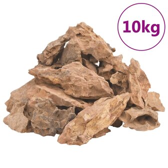 Drakenstenen 10 kg 1-10 cm bruin 2