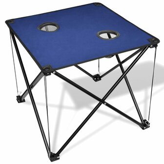 Campingtafel inklapbaar (blauw) 1