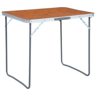 Campingtafel inklapbaar met metalen frame 80x60 cm 1