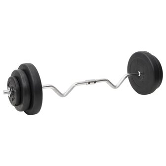 Halterset met gewichten curl 60 kg 3