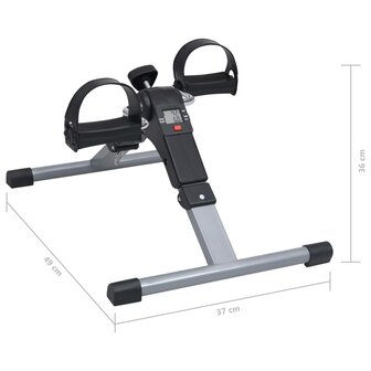 Pedaaltrainer voor armen en benen met LCD-display 8