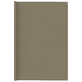 Tenttapijt 250x250 cm taupe 1