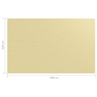 Tenttapijt 250x400 cm beige 4