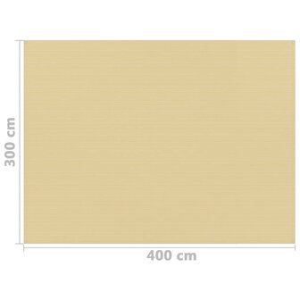 Tenttapijt 300x400 cm beige 4