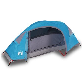 Koepeltent 1-persoons waterdicht blauw 2