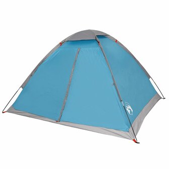 Koepeltent 4-persoons waterdicht blauw 6