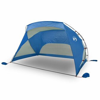 Strandtent 274x178x170/148 cm 185T taft azuurblauw 2