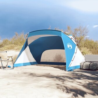 Strandtent 274x178x170/148 cm 185T taft azuurblauw 3