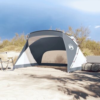 Strandtent 274x178x170/148 cm 185T polyester grijs 3