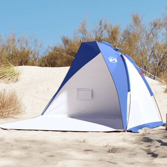 Strandtent 268x223x125 cm 185T polyester azuurblauw 1