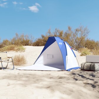 Strandtent 268x223x125 cm 185T polyester azuurblauw 3