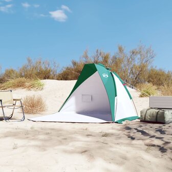 Strandtent 268x223x125 cm 185T polyester zeegroen 3