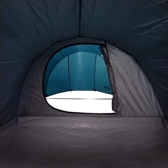 Tunneltent 4-persoons waterdicht blauw 10