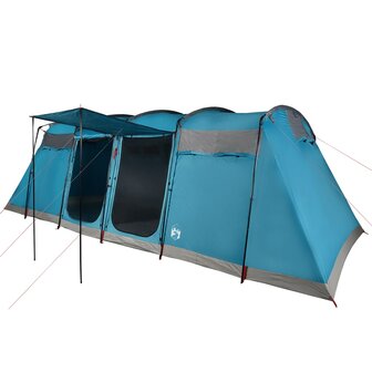 Tunneltent voor gezin 8-persoons waterdicht blauw 2