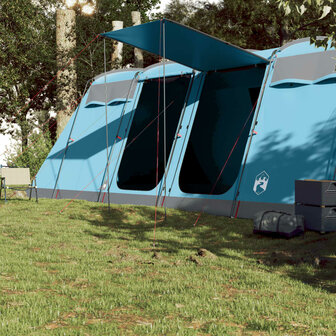 Tunneltent voor gezin 8-persoons waterdicht blauw 3