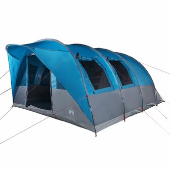 Tunneltent 7-persoons waterdicht blauw 5