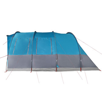 Tunneltent 7-persoons waterdicht blauw 8