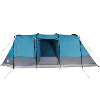 Tunneltent 4-persoons waterdicht blauw 7