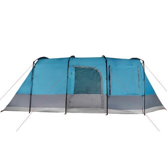 Tunneltent 4-persoons waterdicht blauw 9