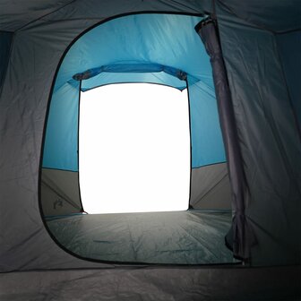 Tunneltent 4-persoons waterdicht blauw 10