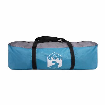 Tunneltent 4-persoons waterdicht blauw 12