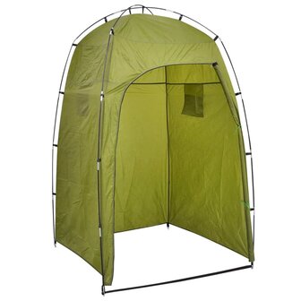 Kampeertoilet met tent draagbaar 10 + 10 L 3