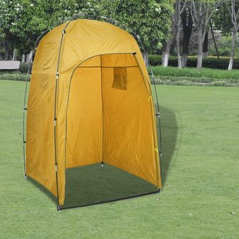 Kampeertoilet met tent draagbaar 10 + 10 L 2