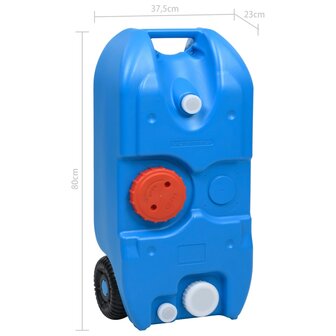 Watertank op wielen 40 L blauw 7