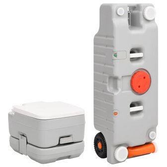 Campingtoilet en watertankset draagbaar 1