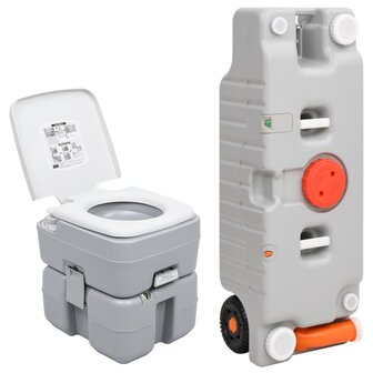 Campingtoilet en watertankset draagbaar 1