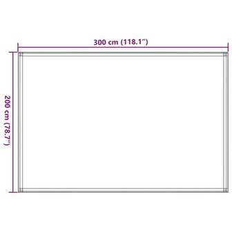 Tenttapijt 200x300 cm HDPE lichtgroen 8