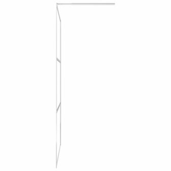 Inloopdouchewand met schap 115x195 cm ESG-glas aluminium chroom 6