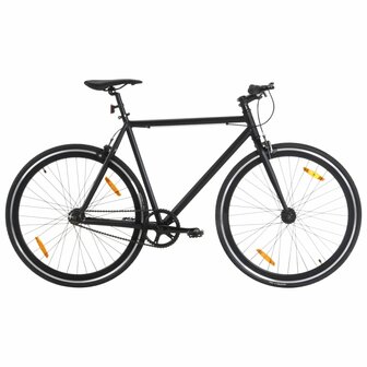 Fiets met vaste versnelling 700 c 51 cm zwart 1