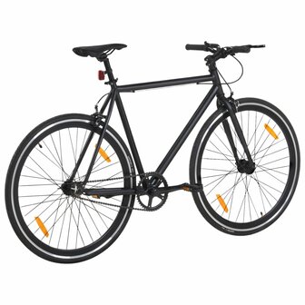 Fiets met vaste versnelling 700 c 59 cm zwart 3