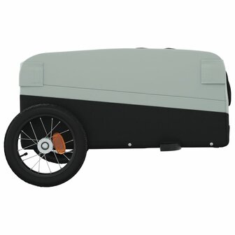 Fietstrailer 30 kg ijzer zwart en grijs 7