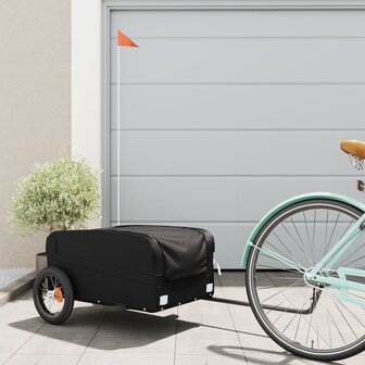 Fietstrailer 30 kg ijzer zwart 1