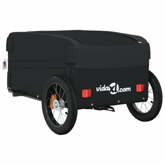 Fietstrailer 30 kg ijzer zwart 8