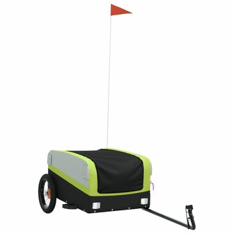 Fietstrailer 30 kg ijzer zwart en groen 2