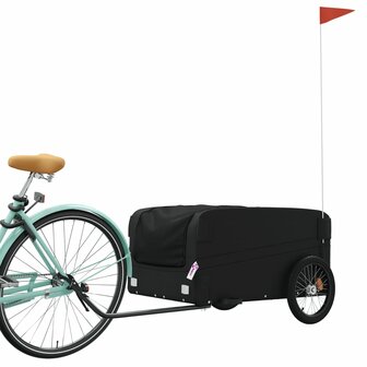 Fietstrailer 45 kg ijzer zwart 3