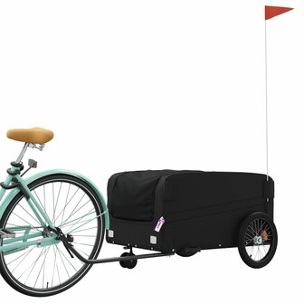 Fietstrailer 45 kg ijzer zwart 3