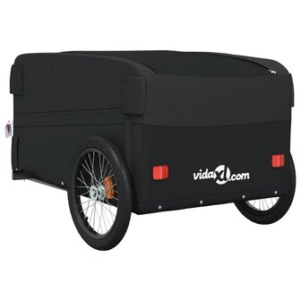 Fietstrailer 45 kg ijzer zwart 8