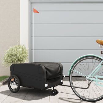 Fietstrailer 45 kg ijzer zwart 1