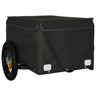 Fietstrailer 30 kg ijzer zwart 4