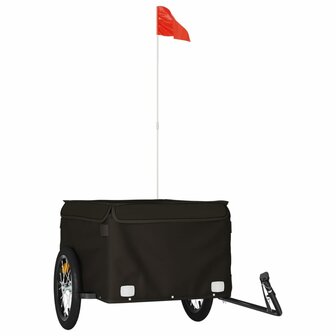 Fietstrailer 45 kg ijzer zwart 2