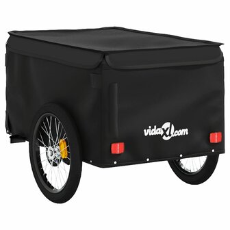 Fietstrailer 30 kg ijzer zwart 8