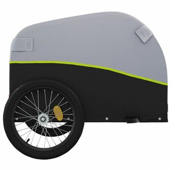 Fietstrailer 30 kg ijzer zwart en groen 7