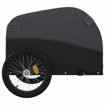 Fietstrailer 45 kg ijzer zwart 7