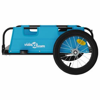 Fietstrailer oxford stof en ijzer blauw 6