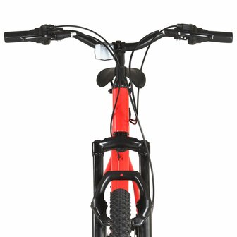 Mountainbike 21 versnellingen 29 inch wielen 53 cm frame rood 8